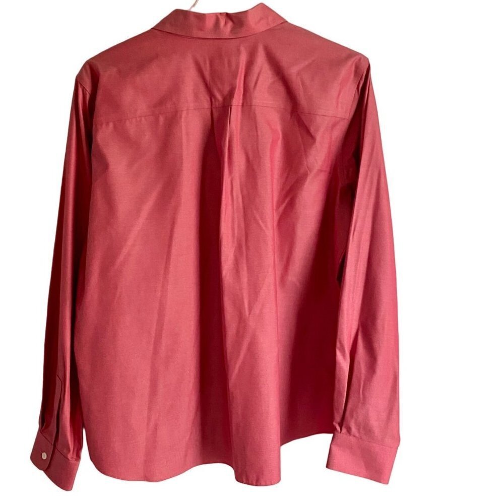 Liz Claiborne No Iron Button Down Long Sleeve Shirt Women's 16 New with Tags - Picture 5 of 9